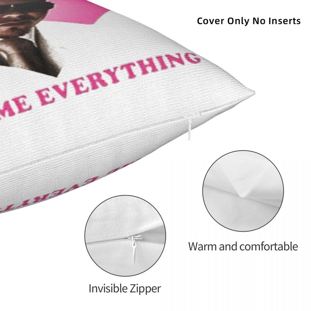 Mr Worldwide Pitbull Pillow Case Cushion Cover Square Printed Pillow Cover Kawaii Pillowcases For Living Room Chair