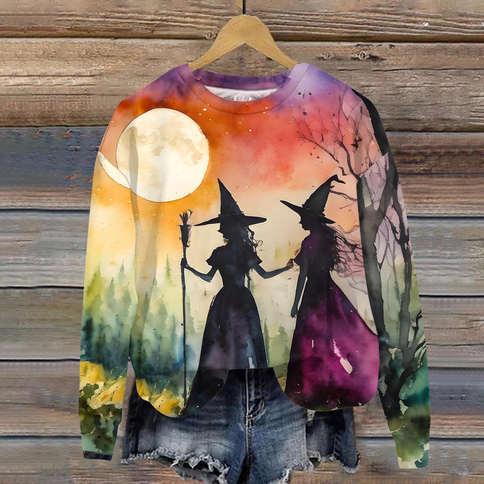 Женский Хэллоуин с принтом — фото 10