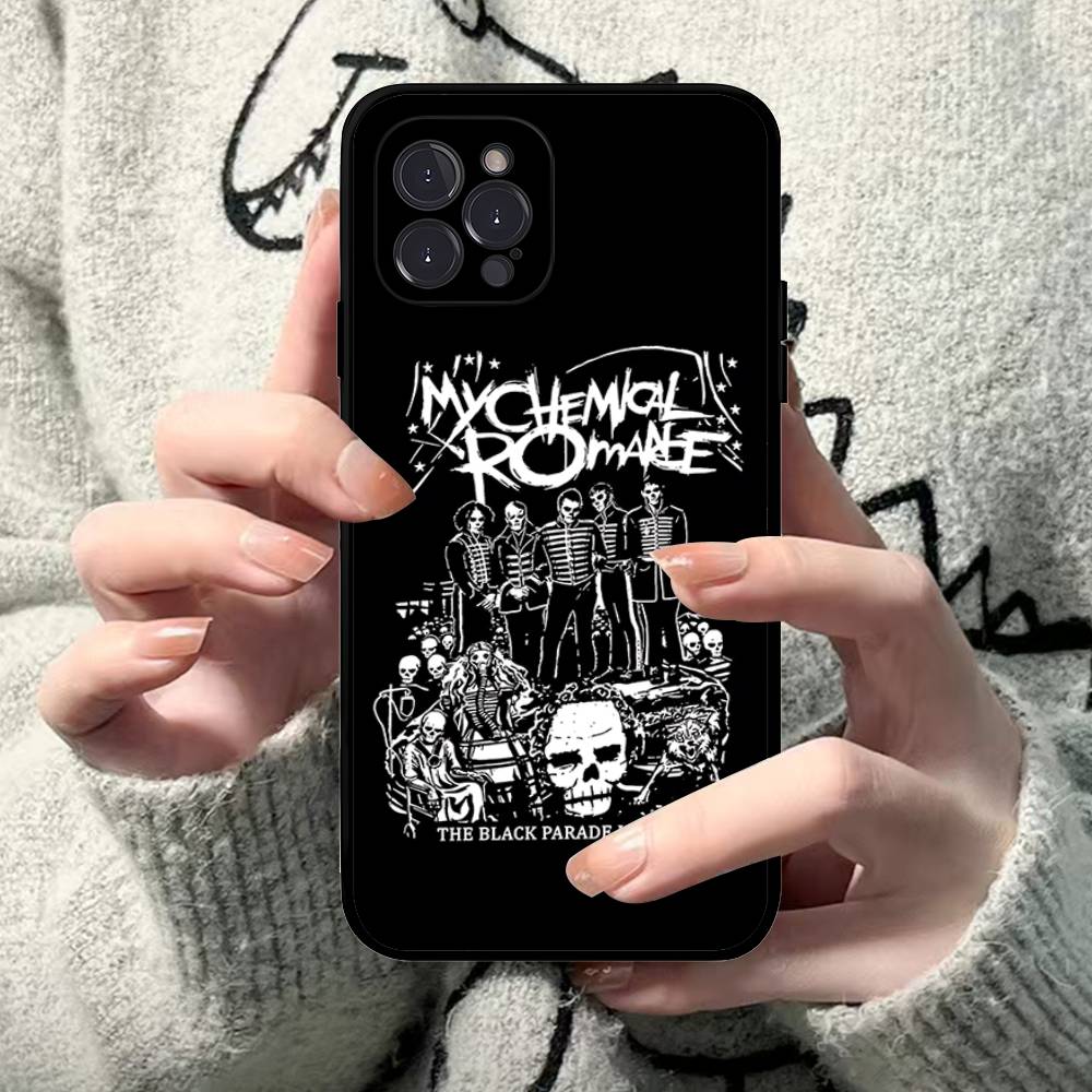 My Chemical Romance Phone Case For IPhone 17 16 15 Plus X 14 11 12 13 Mini Pro Max Mobile Cases