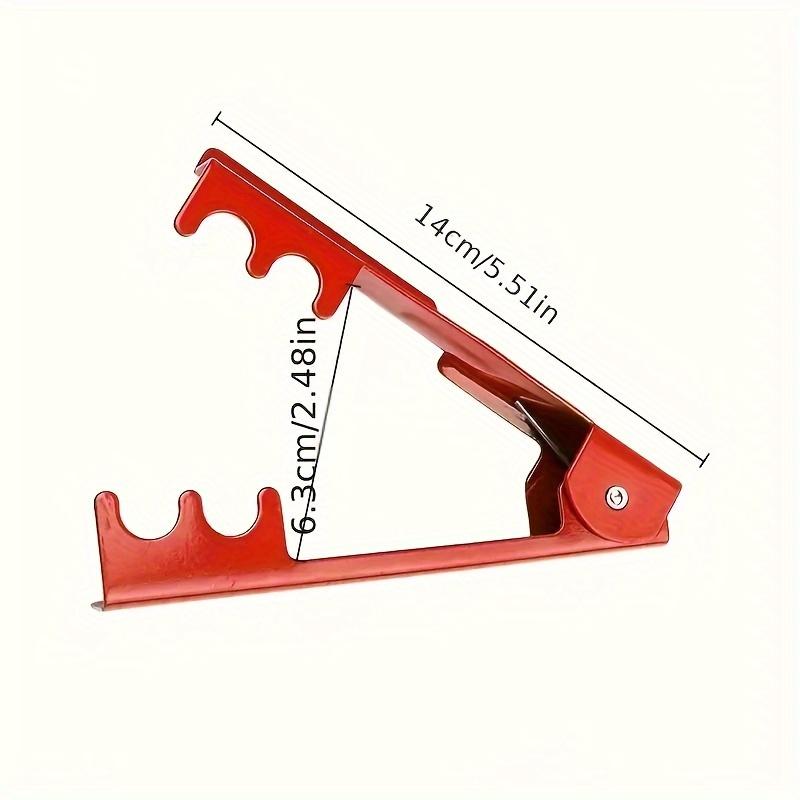 Flower Deburring Tool Modern Metal Flower Stem Burr Pliers Flower Shop Leaf Thorn Stripping Tool Rose Puncture Forceps красный