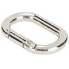 20pcs O-Shape Spring Gate Rings Silver Openable Clasps Metal Hardware Accessories  DIY Projects