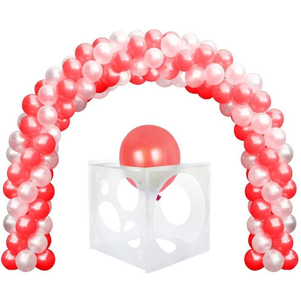 Plastic Balloons Size Measurement Tool Balloon Size Measuring Box  Column Balloon Decoration