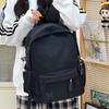Schoolbag New Japanese Simple Backpack Female Student Large Capacity School Bag High School Junior High School Student School Bag Cute Fashion 