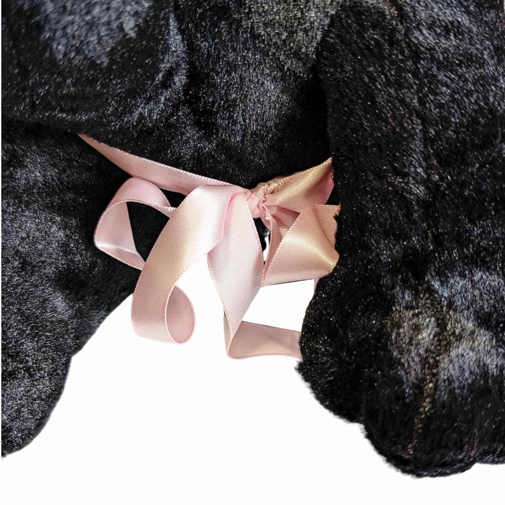 Plush Warm and Fluffy Black Kuroneko Perfect As a Gift or 761614 Q-FLA Toy, Kitten, Cat, Animal, Celebration,