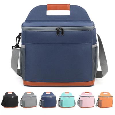 Isoliertasche für den Außenbereich Camping Tragbar Oxford-Gewebe Dicke Aluminiumfolie Eisbeutel Schräge Umhängetasche Lunchtasche Lunchbox Isoliertasche