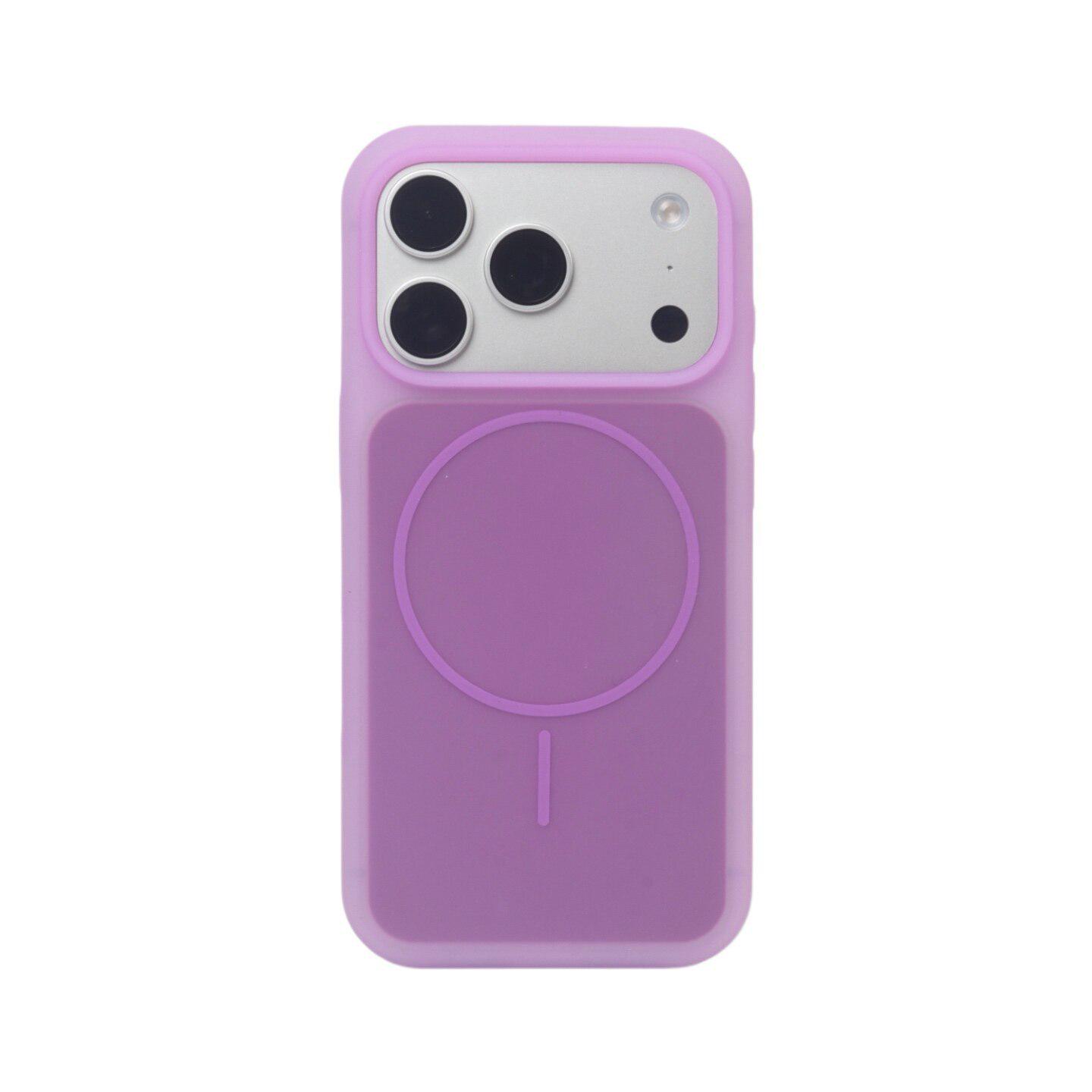 

iPhone 17 Pro Max Silicone Magnetic Case: Jelly Color Block with Integrated Camera Button for Apple 16 15 PROMAX