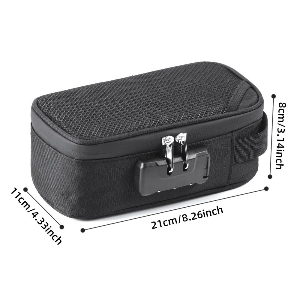 Odorless Storage Bag with Lock Pouch Bag for Travel and Home 8x4x2.75in