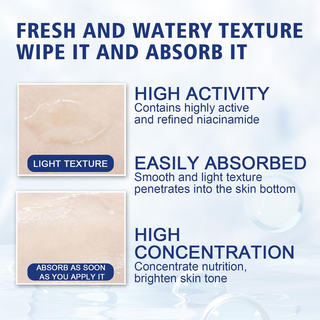 Niacinamide Brightening Blemish Fade Essence Whitening Skin Dark Spot Removal Hydrating Moisturizing Essence
