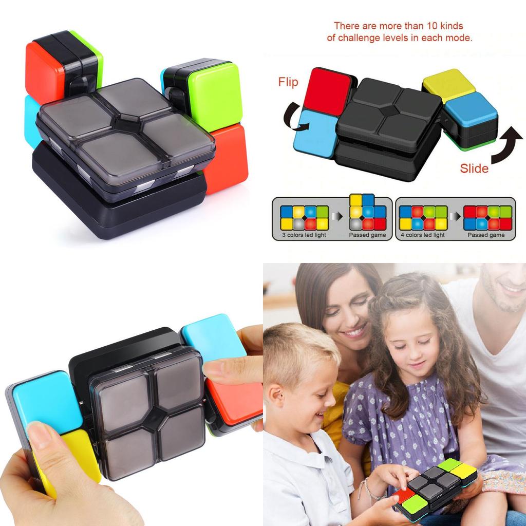 Colorful Musical Magic Cube Interactive Game Machine For Family Fun And Stress Relief