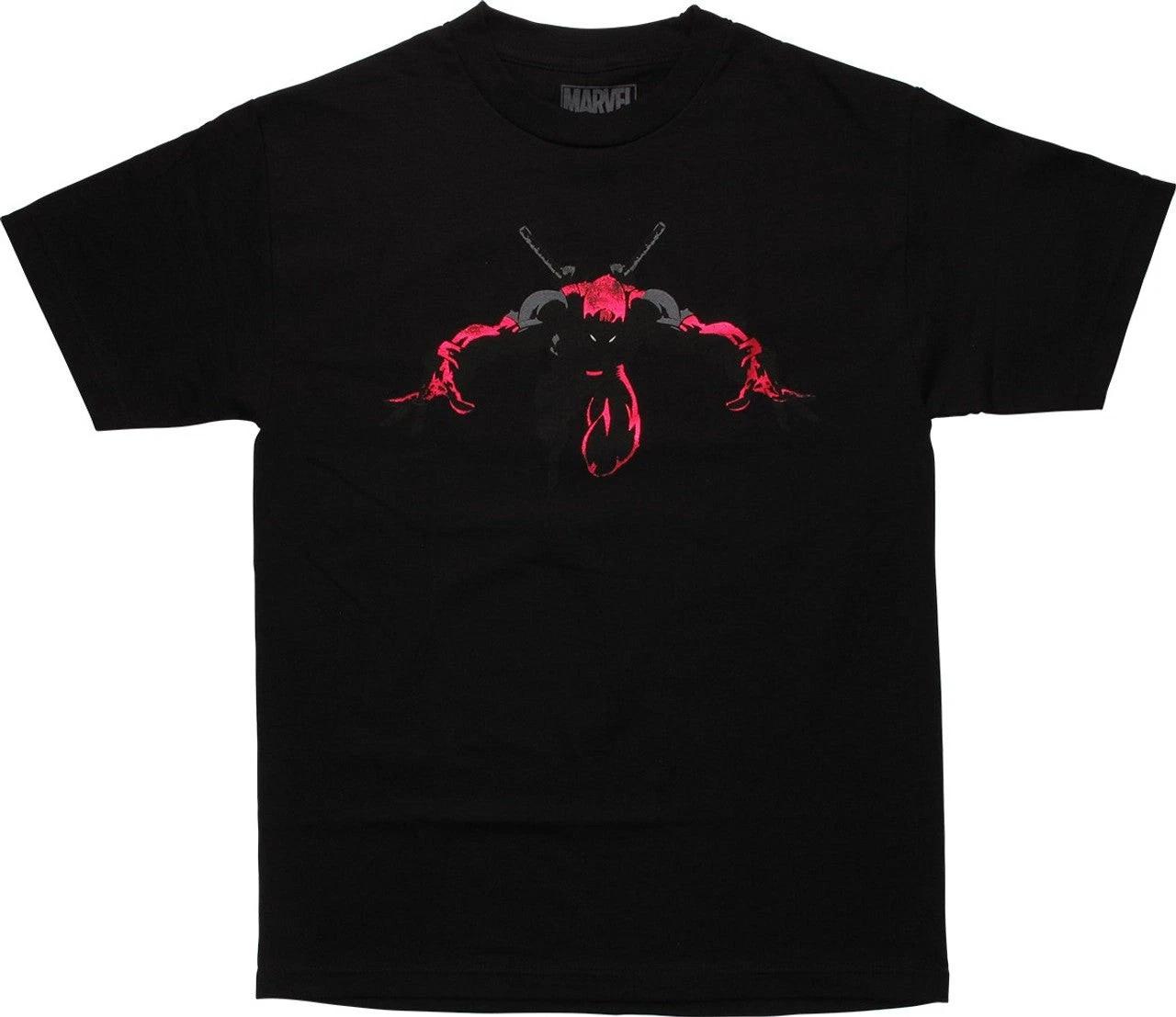 Marvel Deadpool Night Leaper 100% Cotton T-shirt Mens Tees Top Tee New 3XL