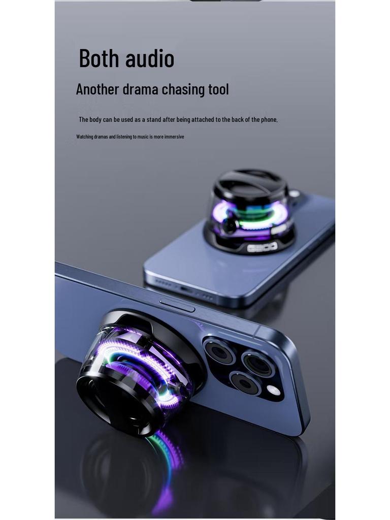 G200 Bluetooth Speaker with Magnetic Adsorption - Portable Mini Speaker with Lighting and Subwoofer