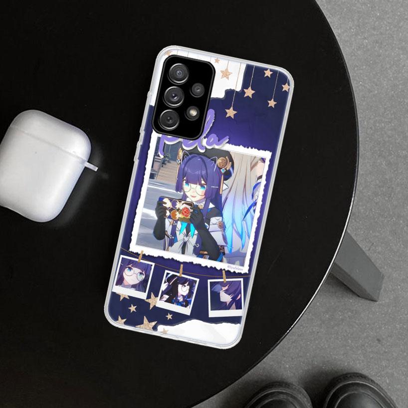 Coque de téléphone Pelageya Honkai Star Rail pour Samsung Galaxy A17 A16 A26 A36 A56 A57 A37 A15 A25 A35 A55 A14 A24 A34 A54 A13 A23 A33