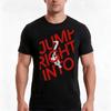Jump Right Into Tshirt Summer Casual Cotton Tee Oversized Streetwear Tops Vintage Graphic Print Loose Fit Short Sleeve