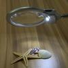 Large Lens Table Top Desk Lamp Lighted Magnifier Magnifying Glass With LED Light Clamp
