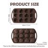 Nonstick Silicone Cake Mold Muffin Pan With Nut & Leaf Shapes DIY Chocolate Mold Bakeware for Cake, Gelatin, Bread  Baking Pan