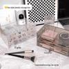 Acrylic Jewelry Storage Box for Earrings, Necklaces, and Accessories with Anti-Oxidation Protection and New Drawer Design