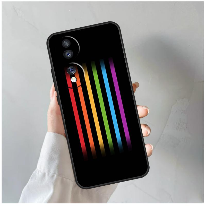 Herz Regenbogen Gay Pride LGBT Hülle Für Honor Magic 6 Lite 5 Pro 50 70 90 Honor X8a X8b X6 X7 X8 X9 X6a X7a X9a X9b Case