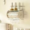 Dustproof Tissue Rack Toilet Kitchen Roll Paper Storage Box Wall-mounted Tissue Box Punch-free Paper-drawing Storage Rack