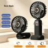 Portable USB High-Speed Rechargeable Fan with Long Battery Life for Dorms and Desktops