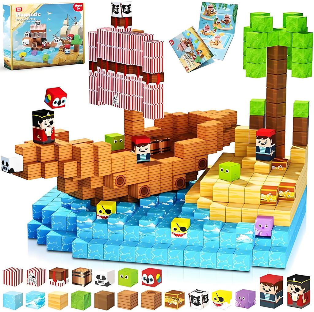 Magnetic Unicorn Building Blocks Assembly Toy Set