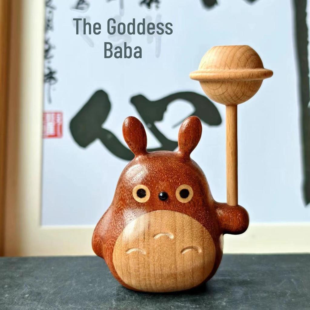 Dřevěná velryba ryba stolní ozdoba: Antistresová kancelářská hračka z masivního dřeva pro emocionální stabilitu