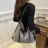 Casual Shoulder Bag Texture Personalized Double Back Class Large-capacity Bag Women's 2025 New Simple Commuter Tote Bag
