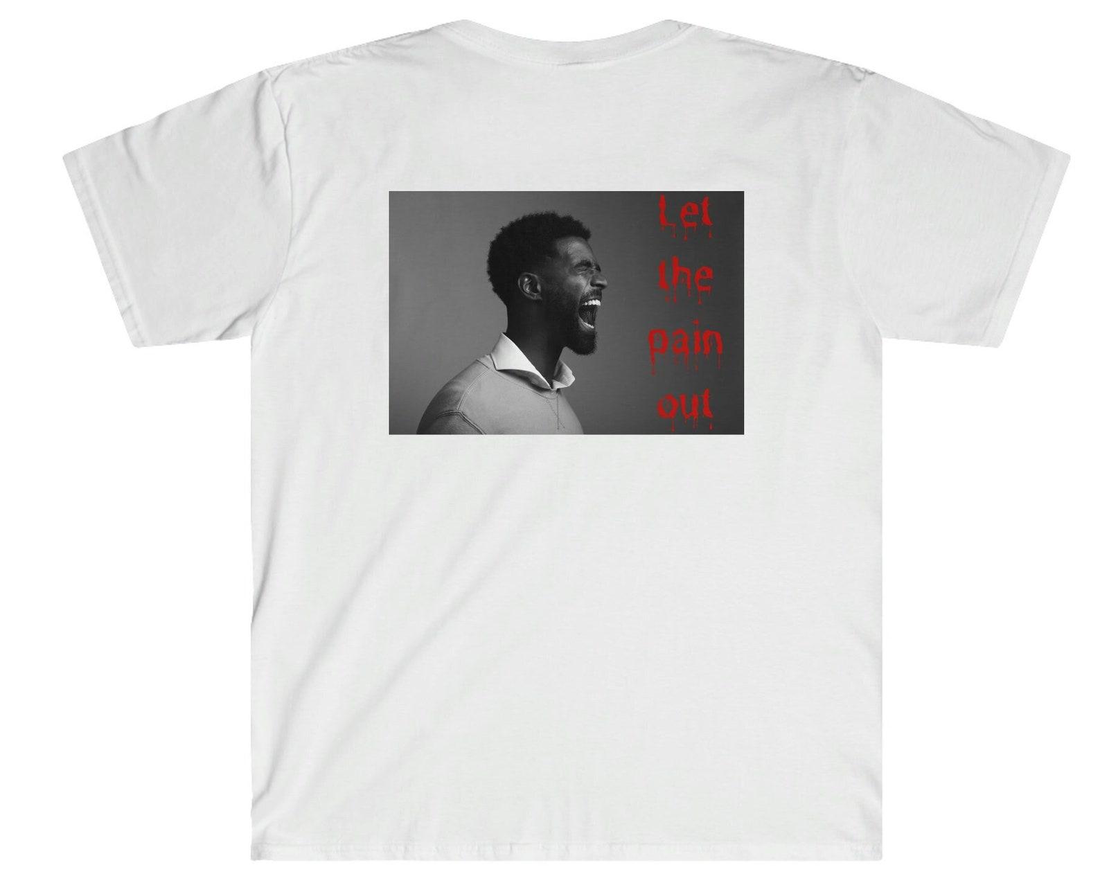 Black History Month T-Shirt: Let the Pain Out Mental Health Awareness L