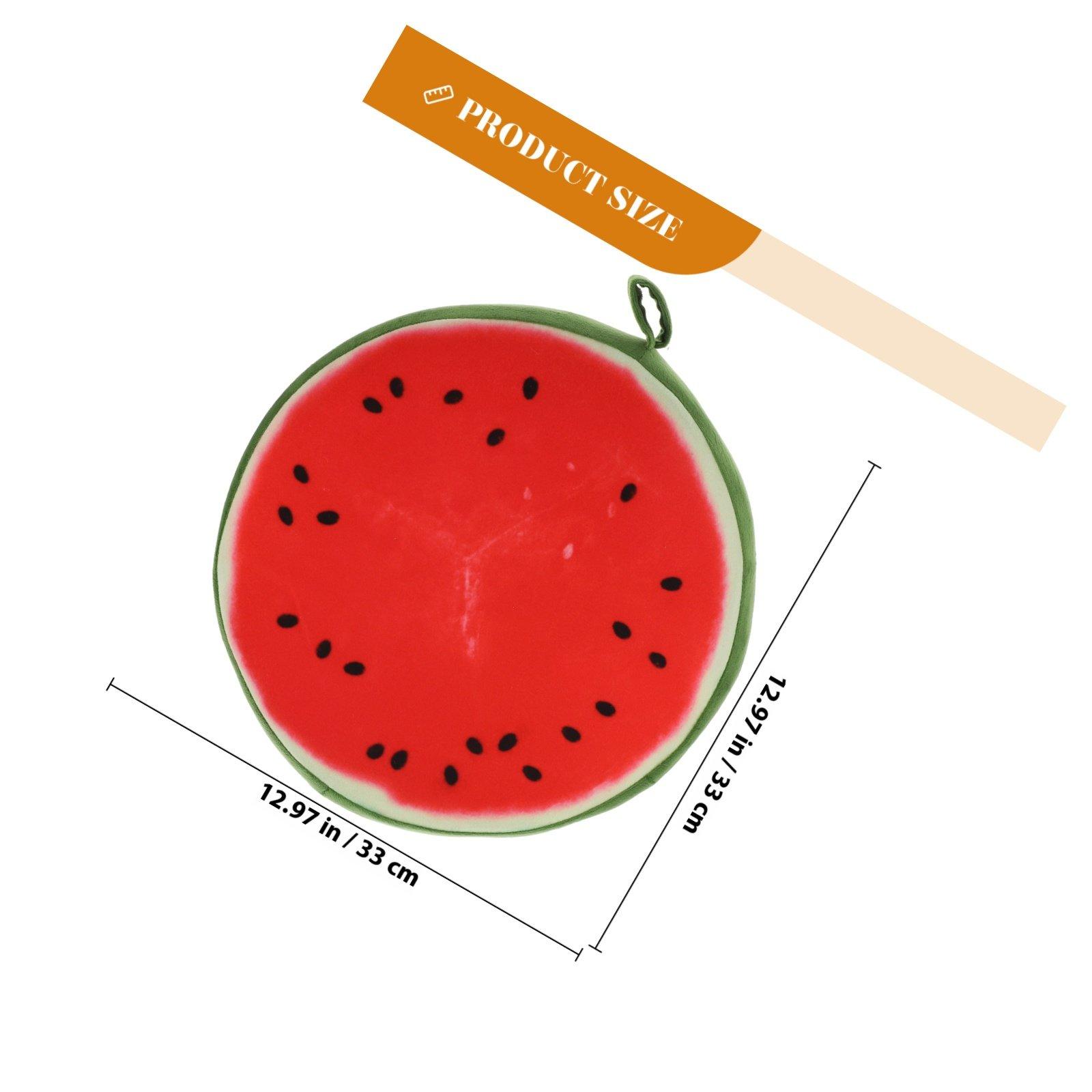 

33Cm 3D Strawberry Seat Cushion Pillow Soft Polyester Fiber Fill Detachable Machine Washable Fruit Design for Sofa Chair Office