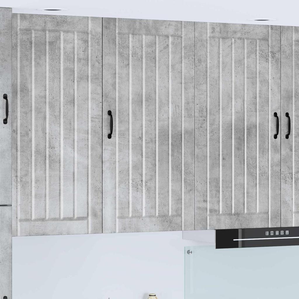 Wall Cabinet LUCCA Concrete Grey 50 x 31 x 100 cm Particleboard