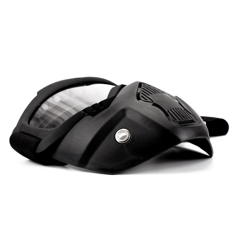 CS Game Archery Paintball Mask Field Protective Guard Adjustable Full Face Gear Archery Tag Helmet Face Masks for Kids Adults