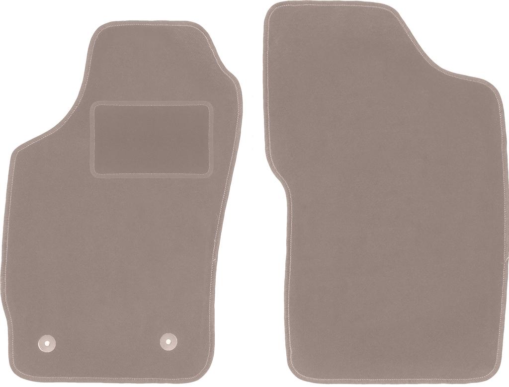 Beżowe dywaniki przednie dla: Peugeot 306 kombi, kombi, hatchback (1993-2001)