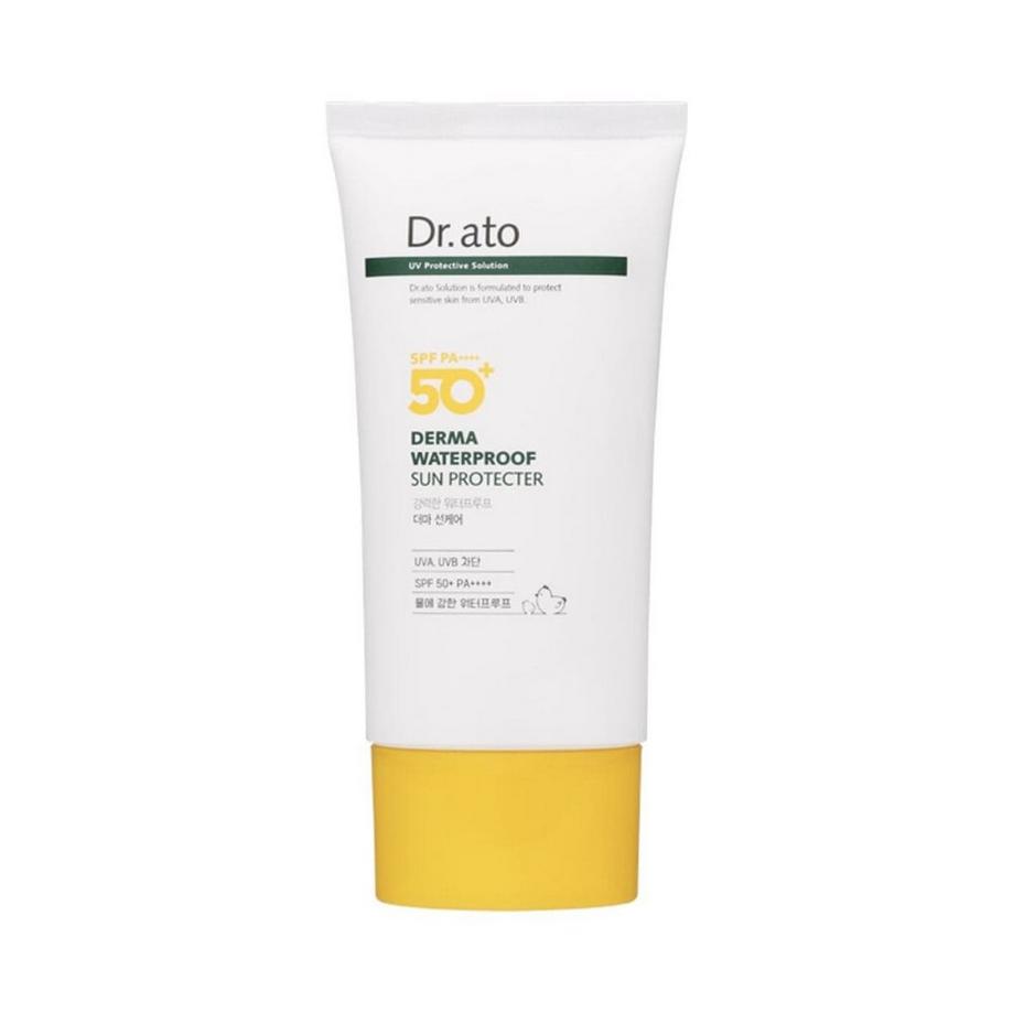 

Dr.Ato Derma Водостойкий солнцезащитный крем SPF50+ PA++++ 80 мл, Увлажняющий, Корейская косметика, Kbeauty