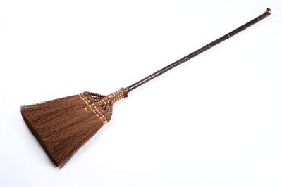 Yaguruma Brand Palm Wood Long Handle Broom with Seven Balls [Palm Wood Broom, Japanese-Style Room, Tatami, Flooring, Indoor Use]