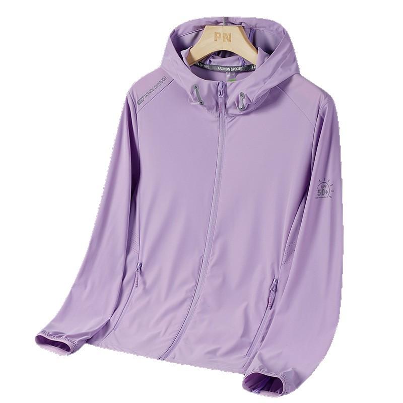 1011 summer new cool sunscreen clothes men's outdoor breathable thin skin clothes jacket women's UV protection fishing clothes