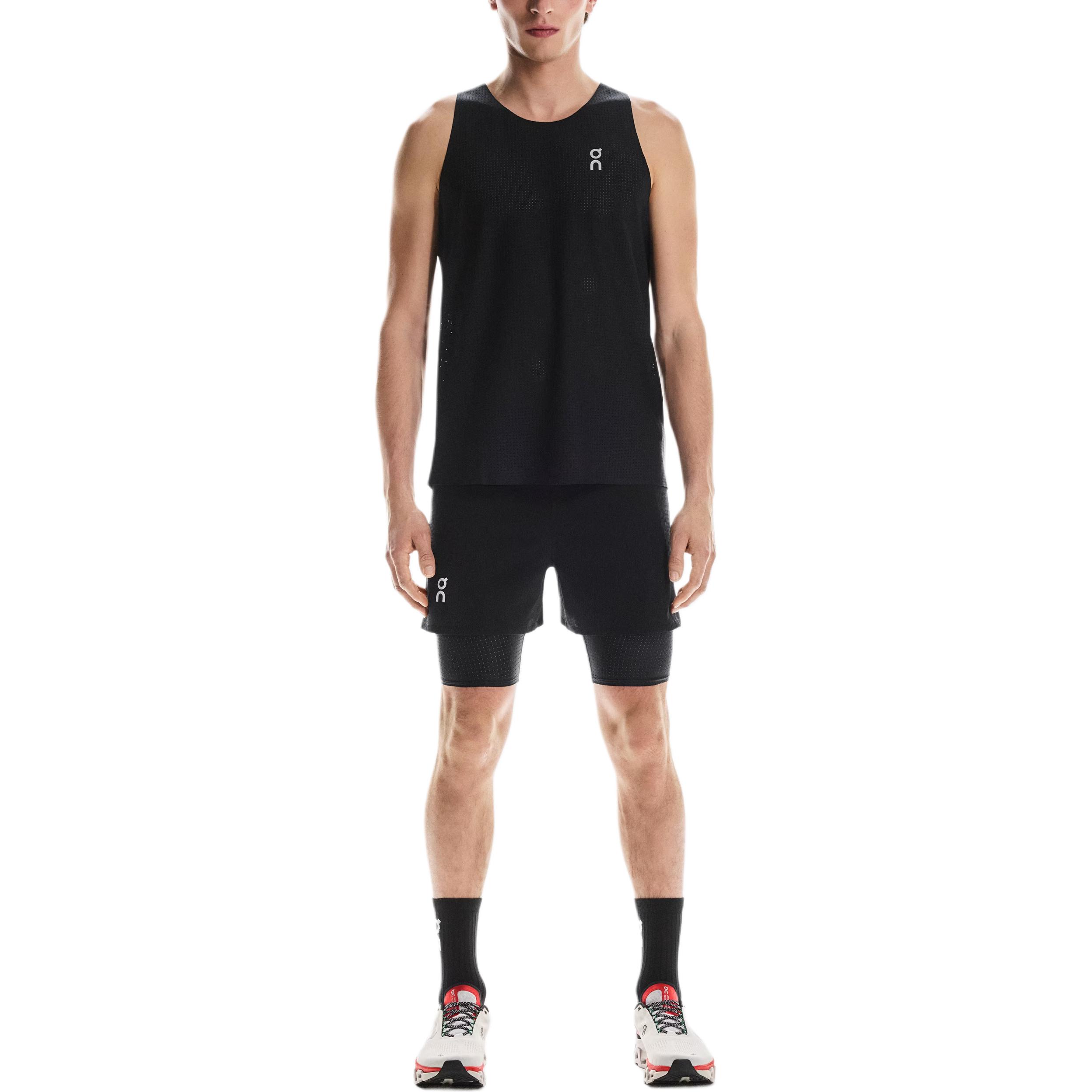 

Майка On Pace Tank CleanCloud Беговая Удобная Простая Без рукавов Мужская Черный 1MF10020553