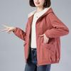 Autumn Winter Women's Fleece Jacket Coats Female Hooded Windbreaker Outerwear Warm Parka Thick Female Hoodies Jackets
