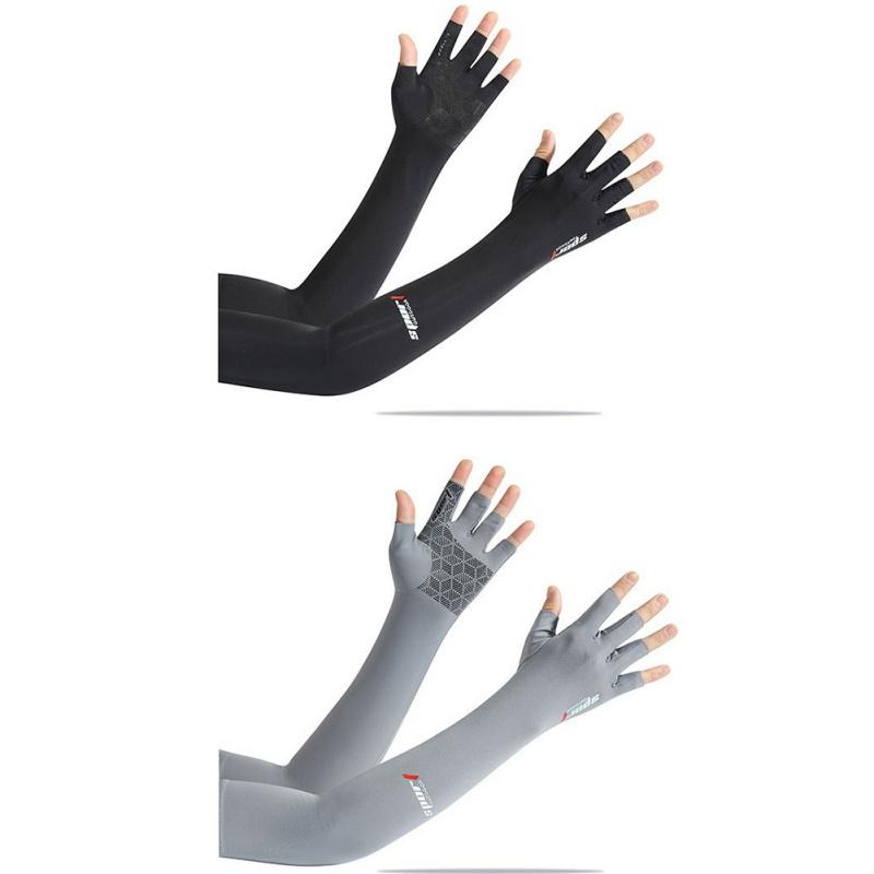 Sunscreen Ice Sleeves Summer Arm Sunscreen Ice Sleeves Set Outdoor Sports Men's Ice Silk Sleeve Driver Arm Sleeve