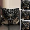 Famous Dragon Image Cool Cushion Cover Natural Linen Organic Fabric DoubleSided Printing Sofa Home Decor Gift Pillow Case