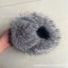 European and American imitation fur hat imitation fox hair warm ear protection princess hat versatile headgear plush bag head hat empty top hat