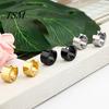 Round Earring Safe Unfading Unisex Stainless Steel Hoop Ear Clip for Shopping Club Daily Wear Stud