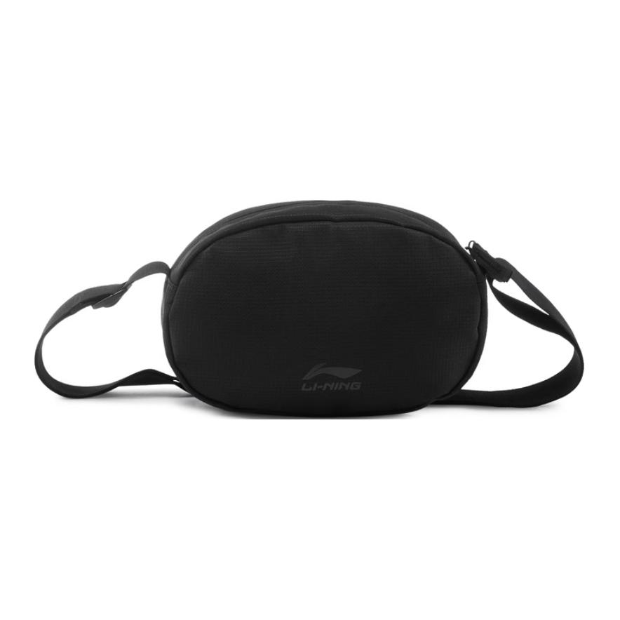 New LiNing Polyester Shoulder Bag, Crossbody Bag Unisex Black ABDV005-1