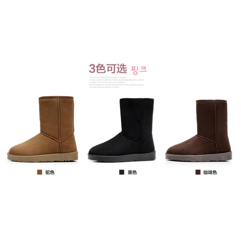 Winter neue Damen Schneestiefel, modische und warme lässige mittelhohe Stiefel, Damenschuhhersteller Großhandel Übergröße