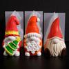 Snowflake Mold Holiday-Themed Faceless Santa Claus Mold Old Man Silicone Mold High-Quality For Christmas Decoration Holiday