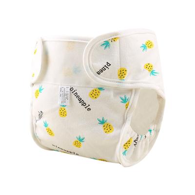 Cotton Printed Diaper Baby Cartoon Waterproof Diaper Pants Three-dimensional Anti-side Leakage Newborn Baby Diaper Pocket