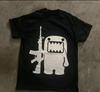 Streetwear Domo Kun Ak47 Koszulka Unisex Koszulka Unisex Letnia Nowość Oversize Casual Modna Luźna Vintage Harajuku Okrągły Dekolt Y2k Grunge