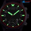 Men's Quartz Watch with Black Dial Date Hands Sport Design for Men