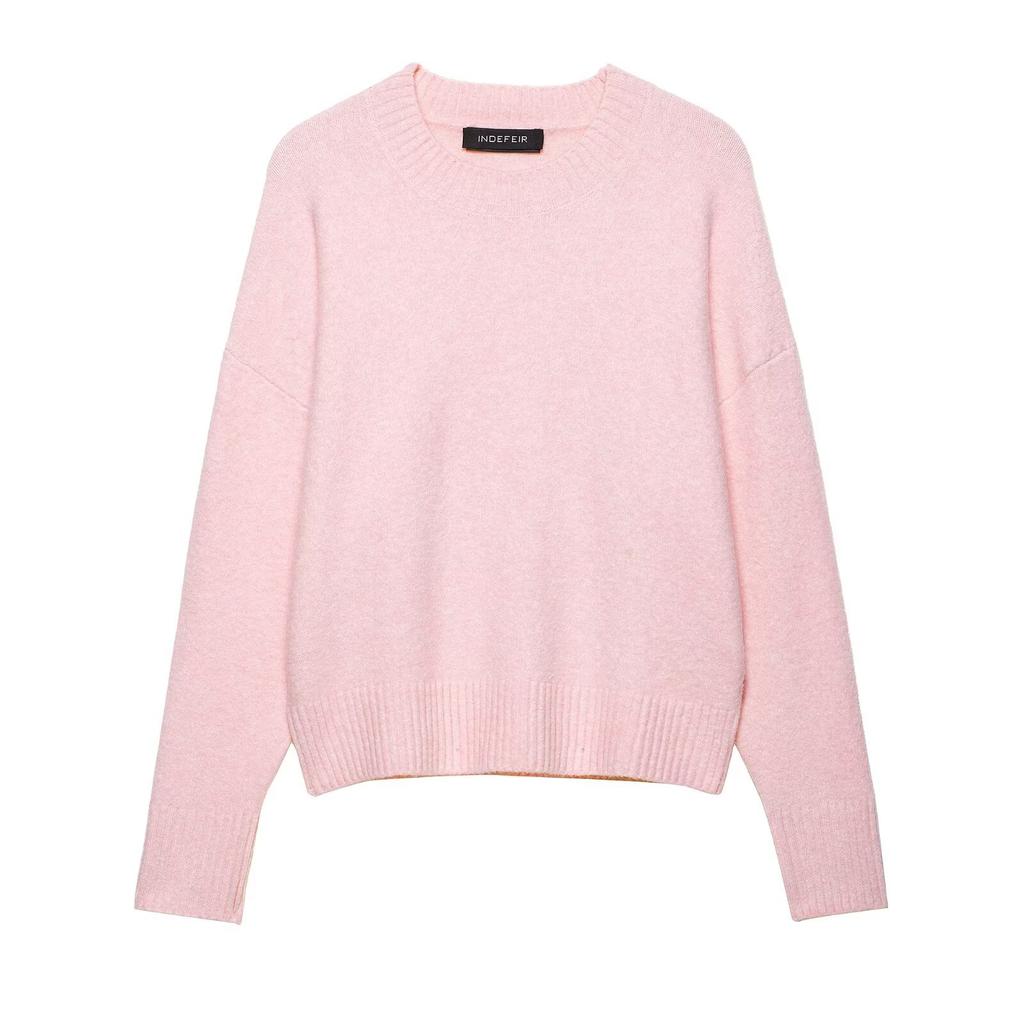 European and American style, new women's clothing, foreign style, fashionable and casual soft knitted sweater 2142/186