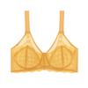 Plus Size Women Ultra Thin Breathable Sexy Lace Memory Wire Cotton Free Adjustable Underwear