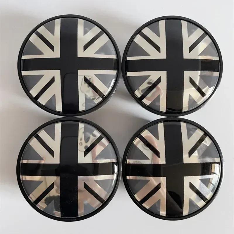 4PCS X 54MM Car Wheel Center Hub Caps Cover Emblem Sticker For Mini Cooper S JCW One R55 R56 R60 R61 F54 Clubman Countryman