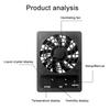 Powerful Airflow Digital Display Cooling Fan Intelligent Ventilation Fan  Heat Dissipation